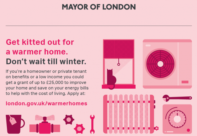 Warmer Homes Large Banner